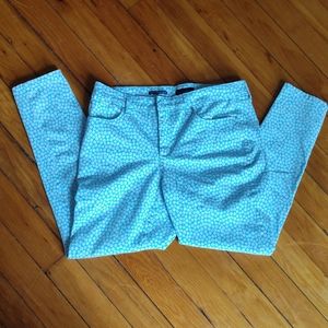 Charter Club Bristol floral skinny ankle jean